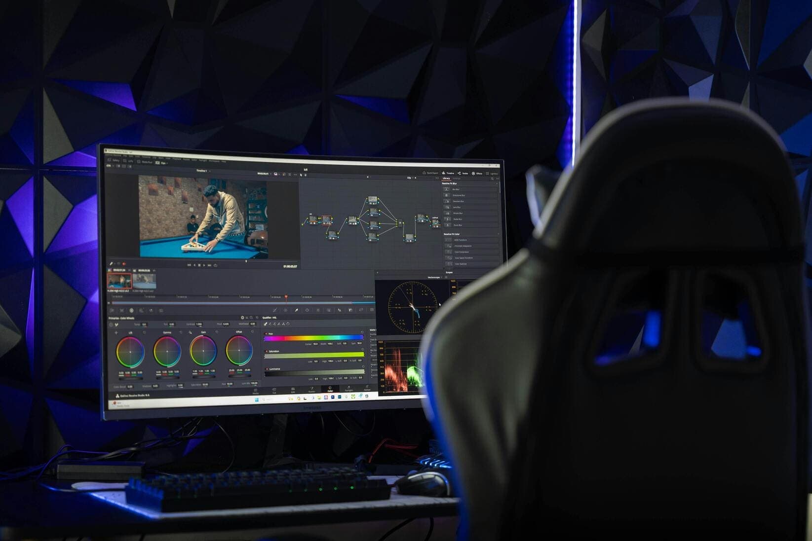 Video editing e-learning